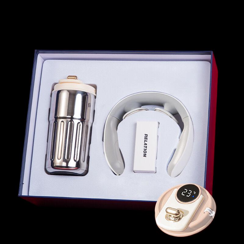Smart Global F6 Rechargeable Cervical Massager & Coffee Cup Set