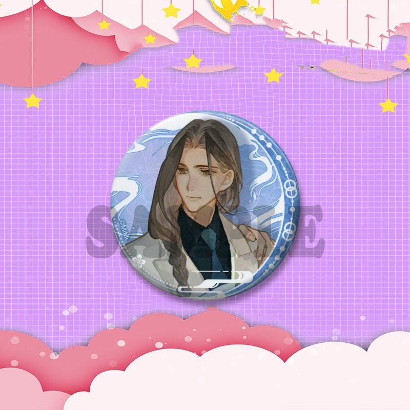 BL Anime Peripheral Coin Brooch Mo Dao Zu Shi Lan Wangji Wei Wuxian Enamel Pins Backpack Clothing Jewelry Badge Accessories Gift