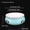 Ceramic Food Warming Plate with Integrated Stove