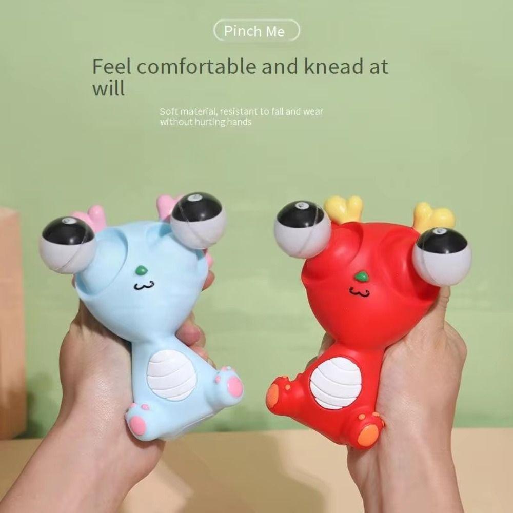Cartoon Animal Burst Eye Dragon Simulation Dragon Squeeze Stretching Ball  Baby Game