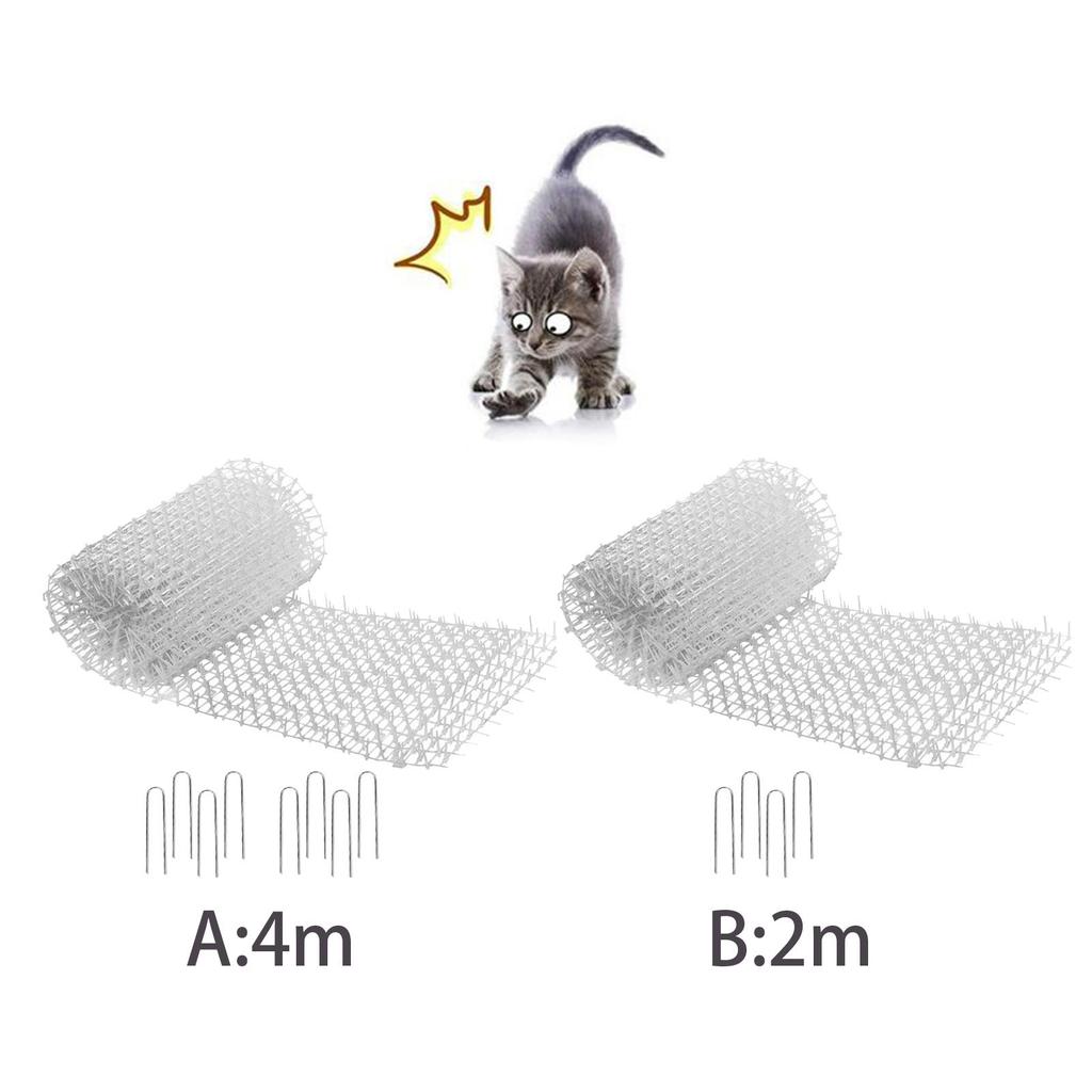 Cat Mat with Spikes Pet Deterrent And Dog Grave Stopper for Fence Backyard Lawn Yard