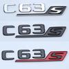 FUP1 ABS For Mercedes C63S AMG W205 W204 2017-2024 Logo Sticker Emblem Badge Black Chrome Car Trunk Letters Auto Logo Styling