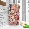 Flowers Printing Beautiful Floral Fragments Phone Case for Motorola Moto Edge 50 Fusion 40 30 Neo G34 E14 G75 G35 G85 Pro Cover