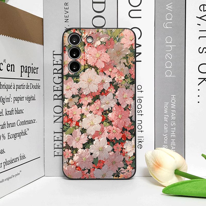 Flowers Printing Beautiful Floral Fragments Phone Case for Motorola Moto Edge 50 Fusion 40 30 Neo G34 E14 G75 G35 G85 Pro Cover