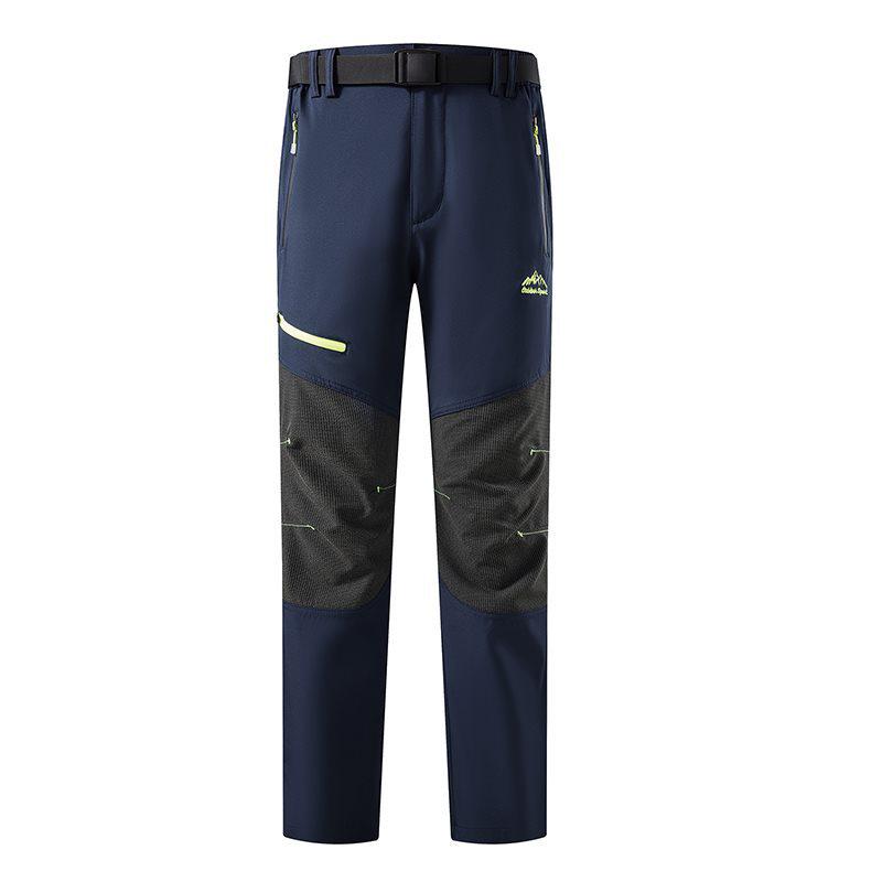 European Men's Quick-Dry Waterproof Outdoor Workwear Pants with Multi-Pocket Design