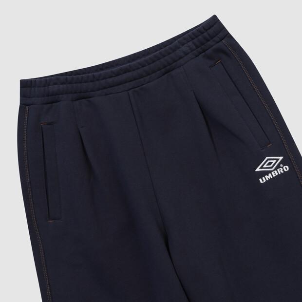 UMBRO Crispy Taslan Wide Straight Sweatpants Navy (Uq321Cfp91) (A Type)