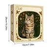 1116 Christmas Advent Calendar 11 Days Cat Pendants 1D Acrylic Hanging Ornaments for Cat Lovers Home Christmas Tree Decorations