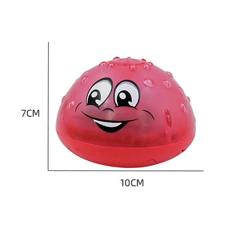 Baby Bath Toys Electric Inductive Water Spray Ball with Light Bathroom Bathtub Swimming Toys for Toddler Infant Children