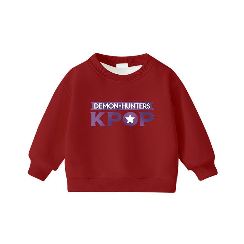 Girls Kpop Hunters Rumi Zoey Mira Long Sleeves Sweatshirt For Children Kids