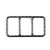 Carbon Fiber Seat Heater Soft Top Switch Panel Trim For Nissan 370Z 2009-2020