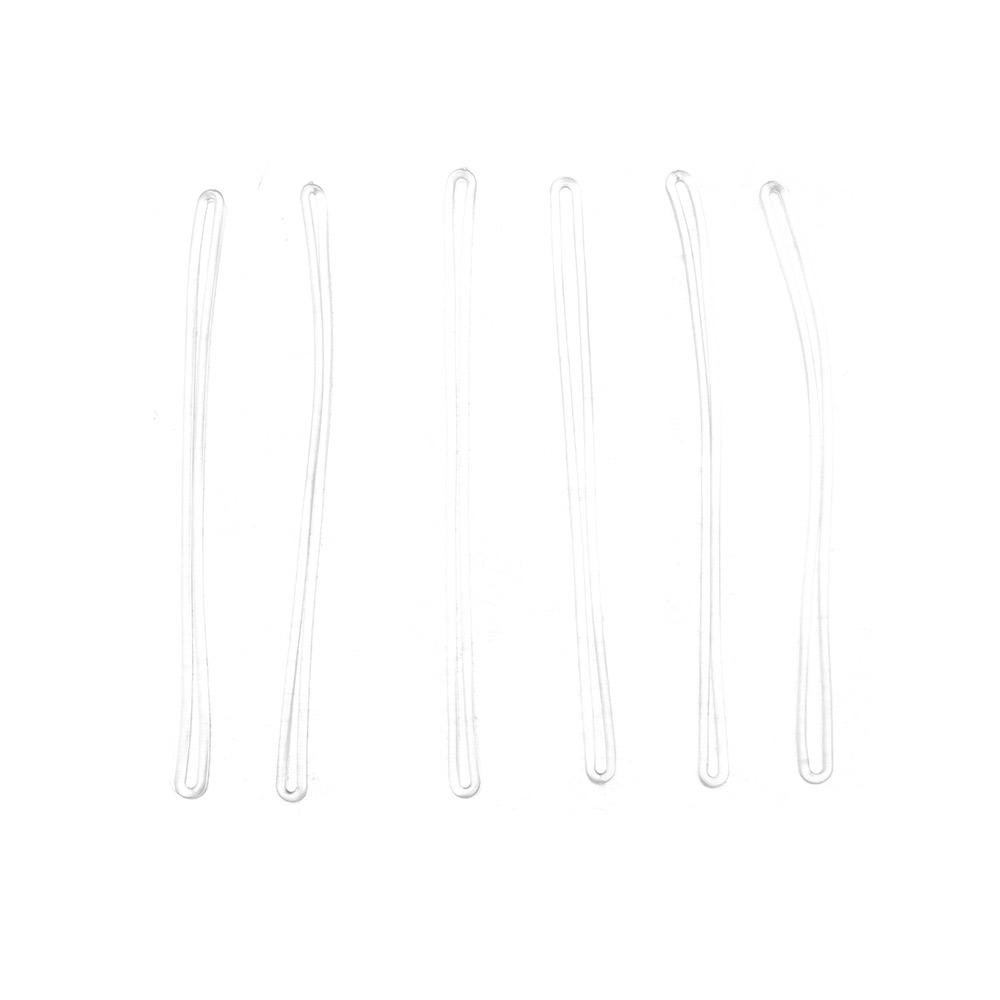 30 Pcs 6 Inch Transparent Plastic Transparent Name Tag Loop Tags Identification Cards Office