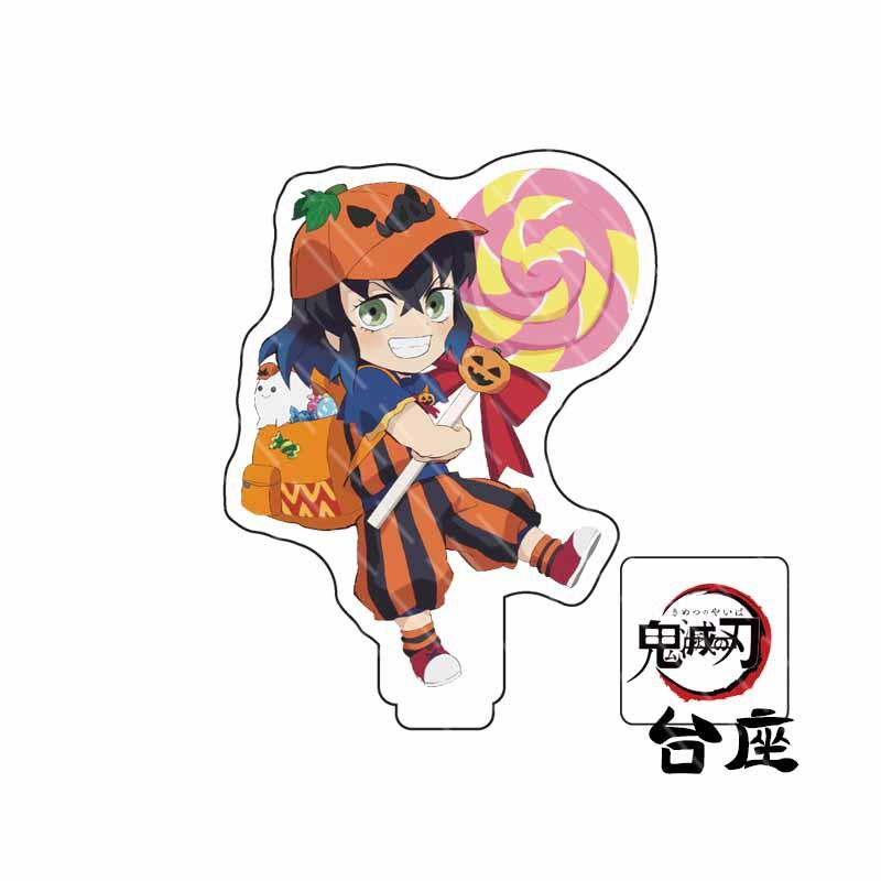 Halloween demon slayer anime peripheral stand acrylic love column xia bean butterfly ninja character gift Entertaining Play Safe Kid Friendly Fun