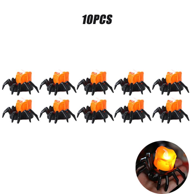 Halloween Decoration Pumpkin Lights LED Electronic Candle Lights Halloween Horror Props Night Light Home Party Gifts Decor