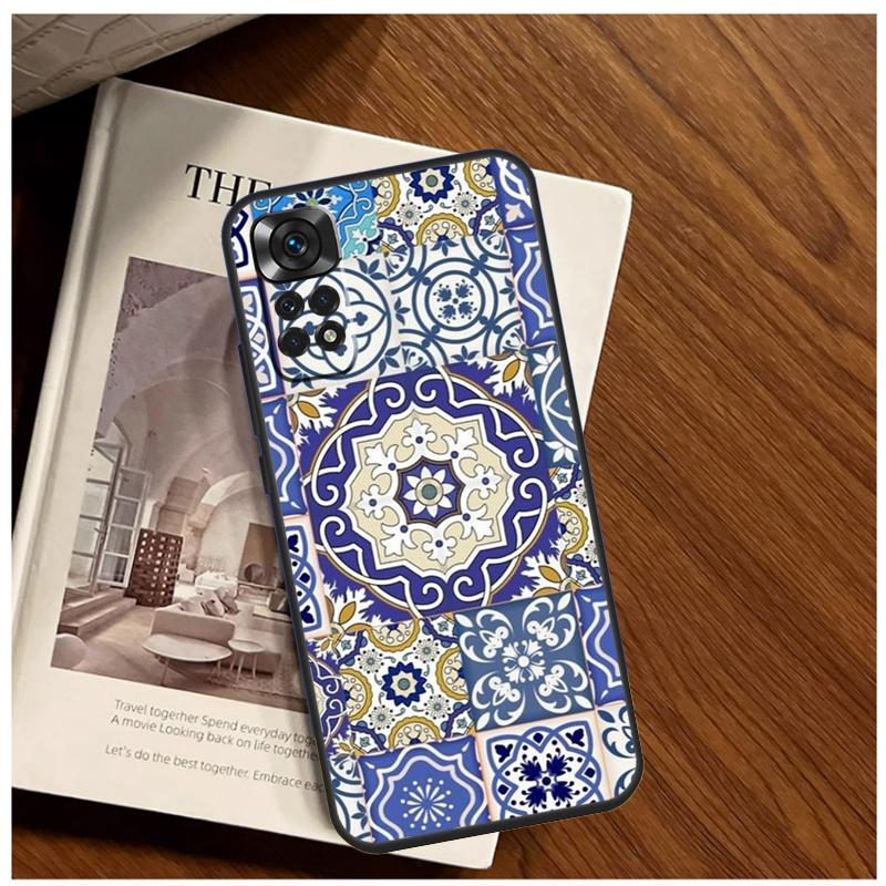 

Moroccan Tile Case For Xiaomi Redmi Note 13 9 10 11 12 14 15 Pro Plus Cover For Redmi 15 C 12C 13C 14C 10C Redmi Note 11