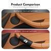 2pcs Car Door Handle Cover Leather Auto Door Knob Protector For Volkswagen VW Golf Jetta Passat mk4 mk5 mk6 CC B5 B6 B7 Golf 4 zk0