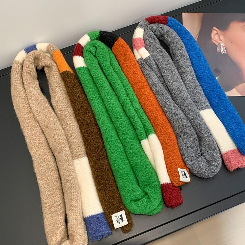 Autumn and Winter New Fashion Scarf  Versatile and High End Scarf  Wooden Warm Long Scarf