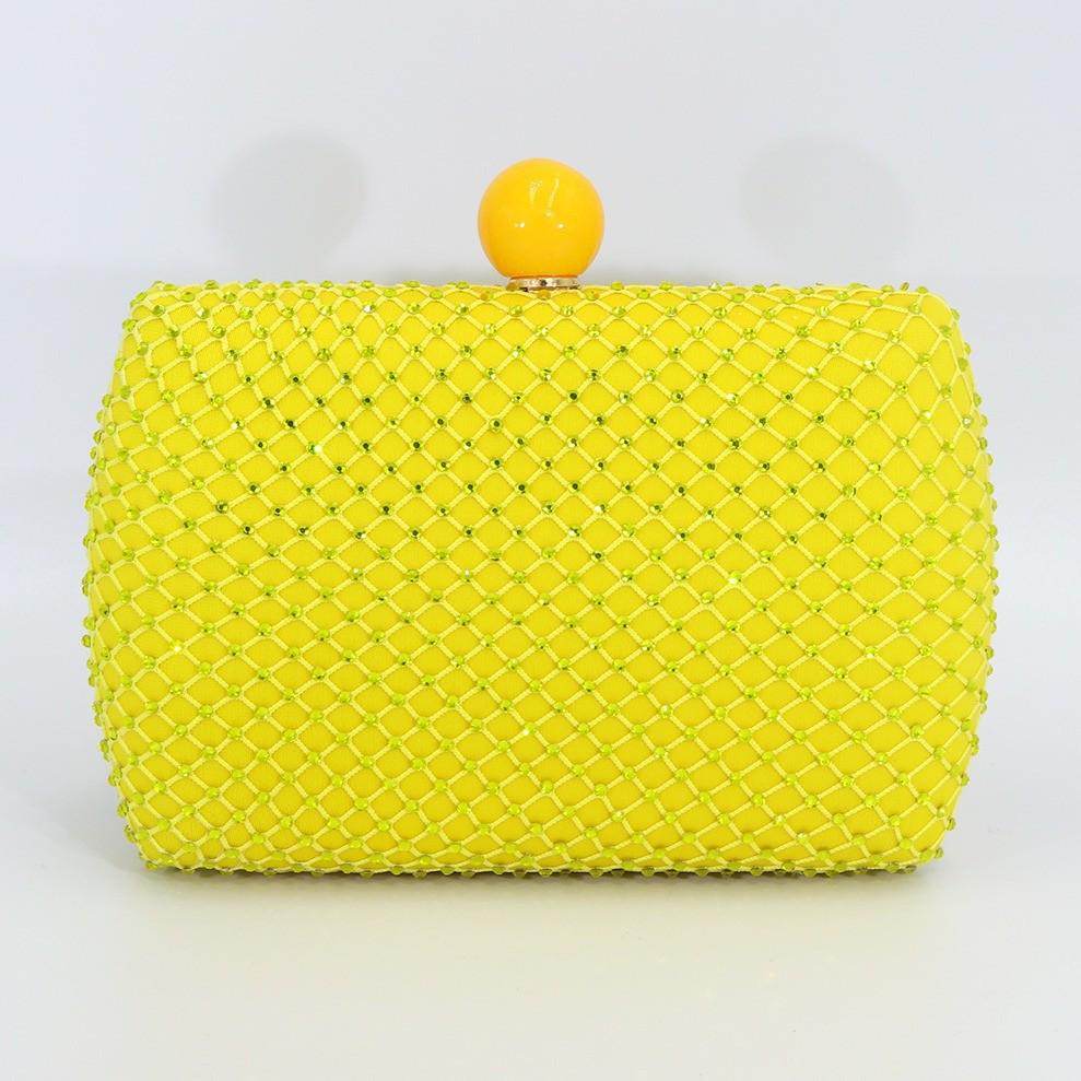 Kvinnors flerfärgade strass-clutch: Elegant Kvällsväska för Cheongsam och Klänning