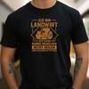 T-Shirt Herren Landwirt Bauer Spruch Motiv Baumwolle Größe S bis 5XL