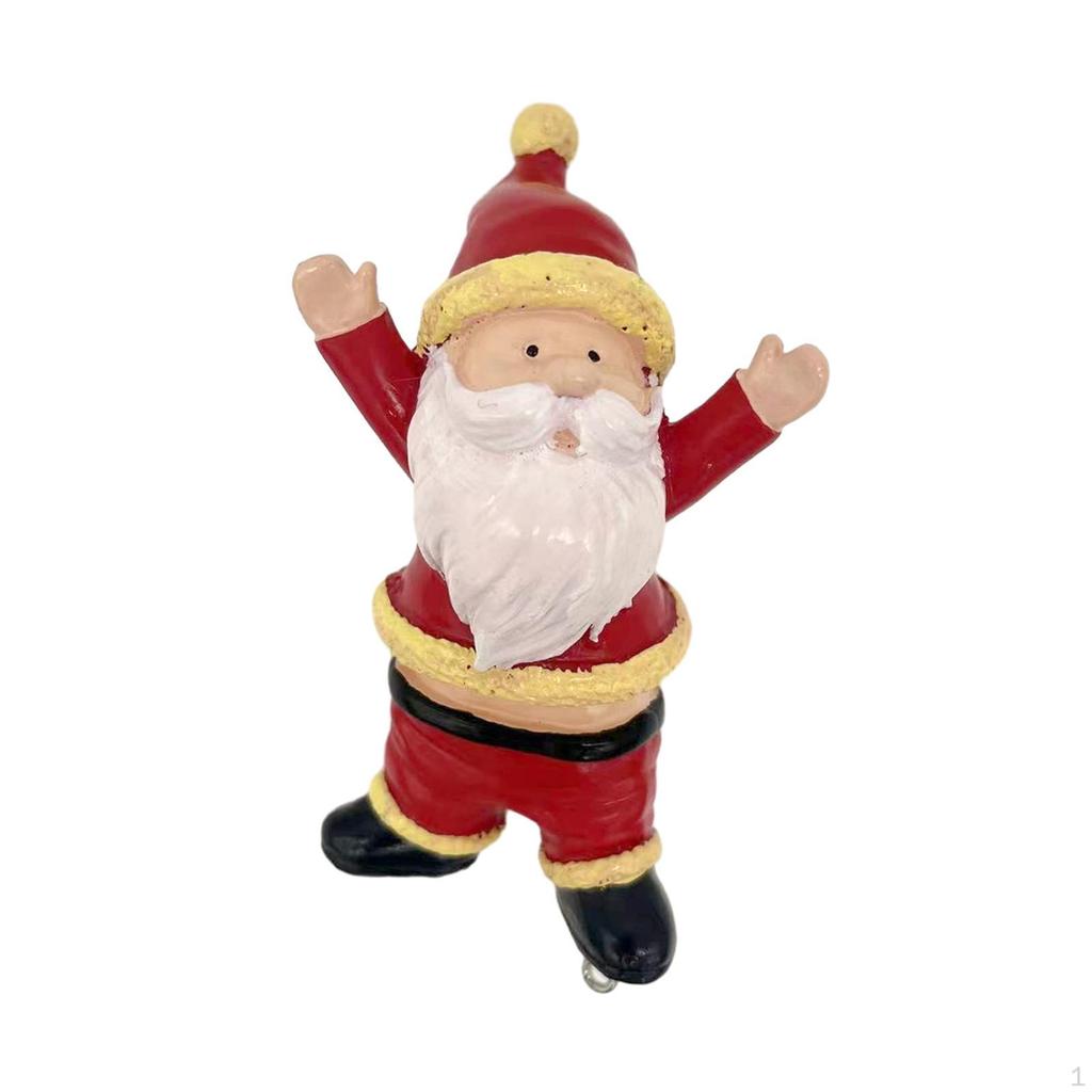 Christmas Decoration Ornaments Resin Santa Claus Pendant for Party Supplies
