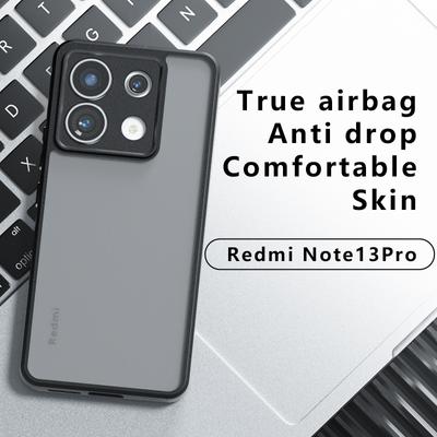 Pouzdro pro Redmi Note 13 Pro Plus Note13 Pro 4G Luxury Armor Transparentní pevný zadní kryt pro Redmi Note 13 Pro+ 12s 12 Pro Plus akrylový matný nárazník