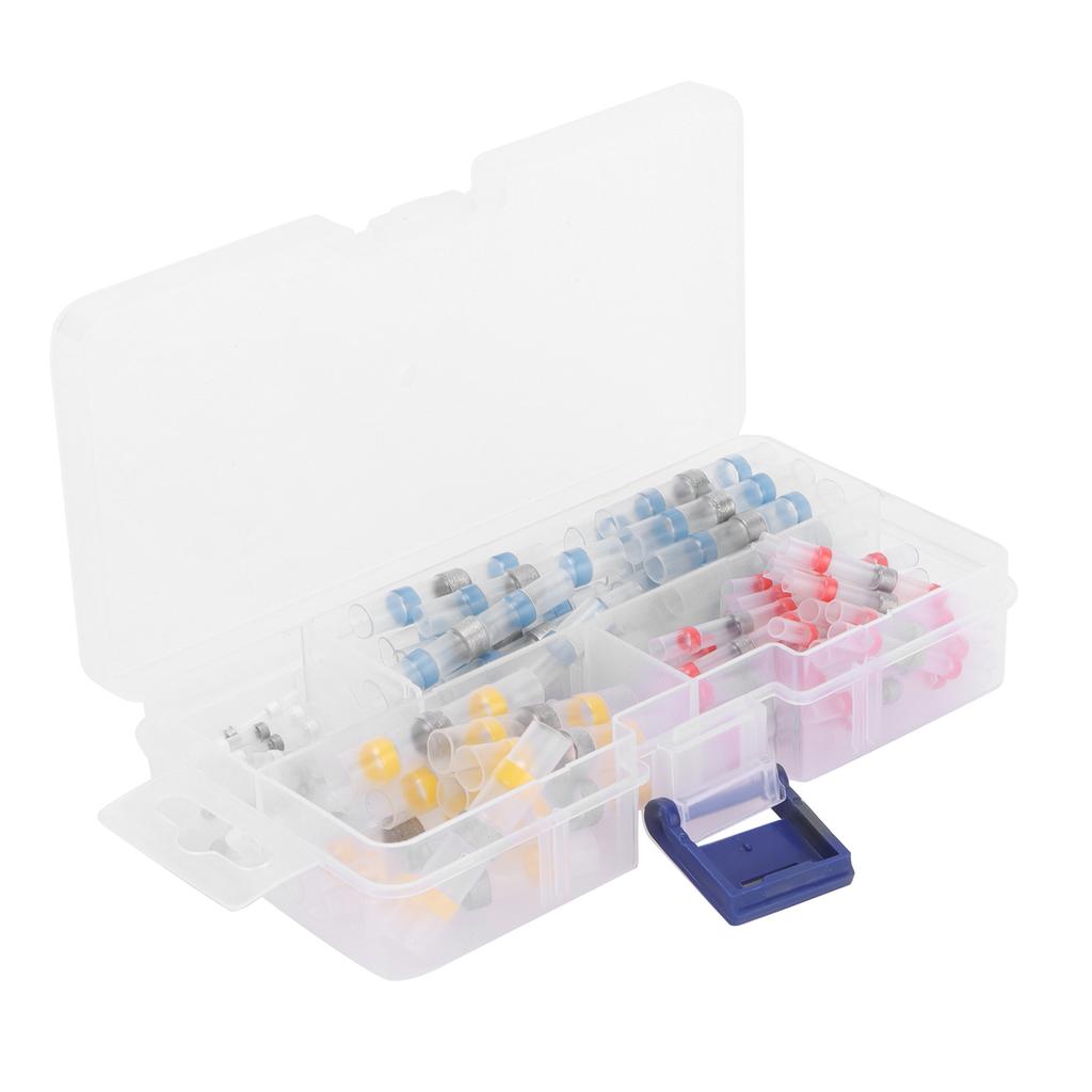 Solder Seal Wire Connector Heat Shrink Butt Connection Terminal for Car Marine Boat