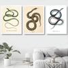 Imprimări de șarpe Pictură de artă cu reptile de epocă Galerie de imagini Imprimare de artă de perete Afiș abstract modern Home Art Decor de perete
