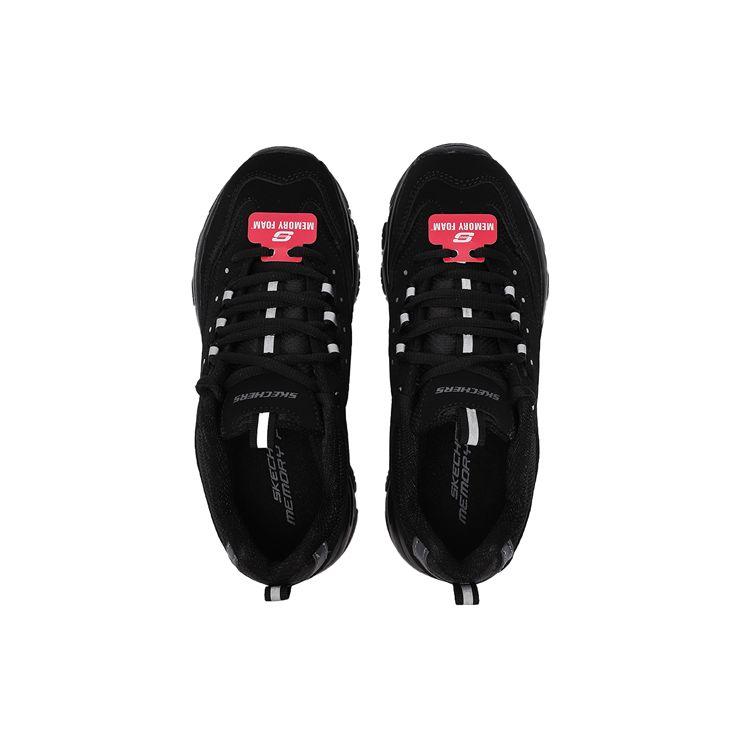 Skechers I-Conik Fabric Leather Oreo Zero Degree Cola Low-Top Dad Shoes Women Sneakers Black 88888250-BBK