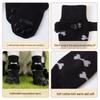 TinyBush Non-Slip Dog Socks with Magic Tape for Medium To Large Dogs - Perfect for Autumn and Winter