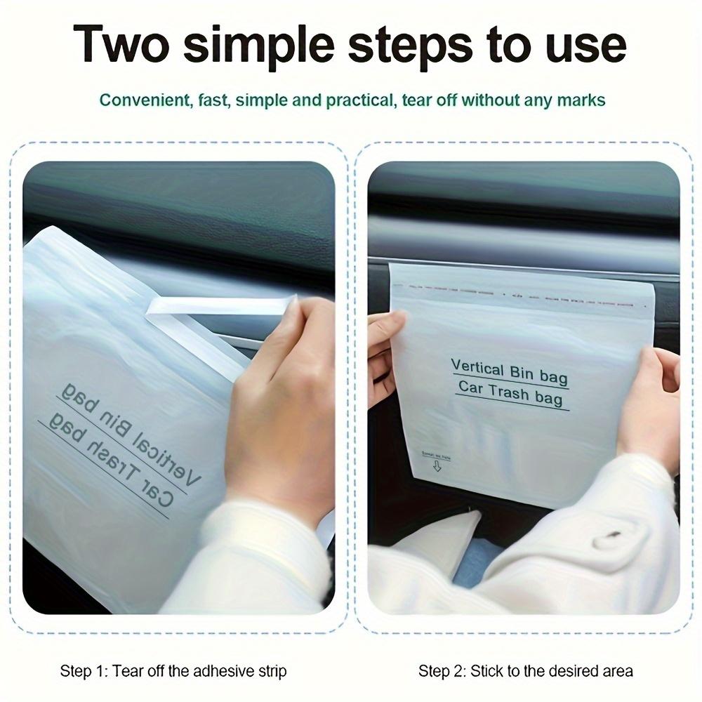 Car Trash Bags, Vomit Bags, Size 8.07 Inches X 9.84 Inches. These Bags Are Upgraded and Reinforced for Durability