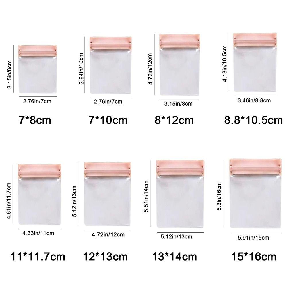 20Pcs Transparent Jewelry Package Bags EVA Small Earrings Bracelet Storage Pouch  For Home