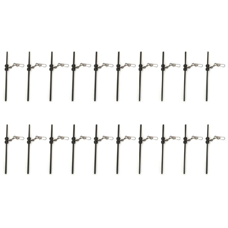 20 Stück Angel-Balance-Verbinder mit Dreifachwirbeln Anti-Tangle-Ausleger