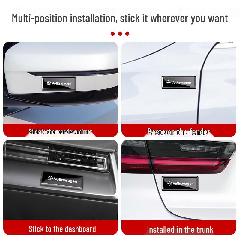 Volkswagen Car Models Metal Emblem: Decorative Sticker for Sagitar, Magotan, Lavida, Bora, Tiguan, Tayron, Tharu