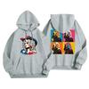 Unisex Printed Long Sleeve Pullover Hoodie Lightweight for Men and Women