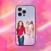 M-Mean G-Girls Burn Book Phone Case For iPhone 16,15,14,13,12,11,Pro,Max,Plus,X,XS,XR,SE,8,7,Mini,Soft Silicone Black Case