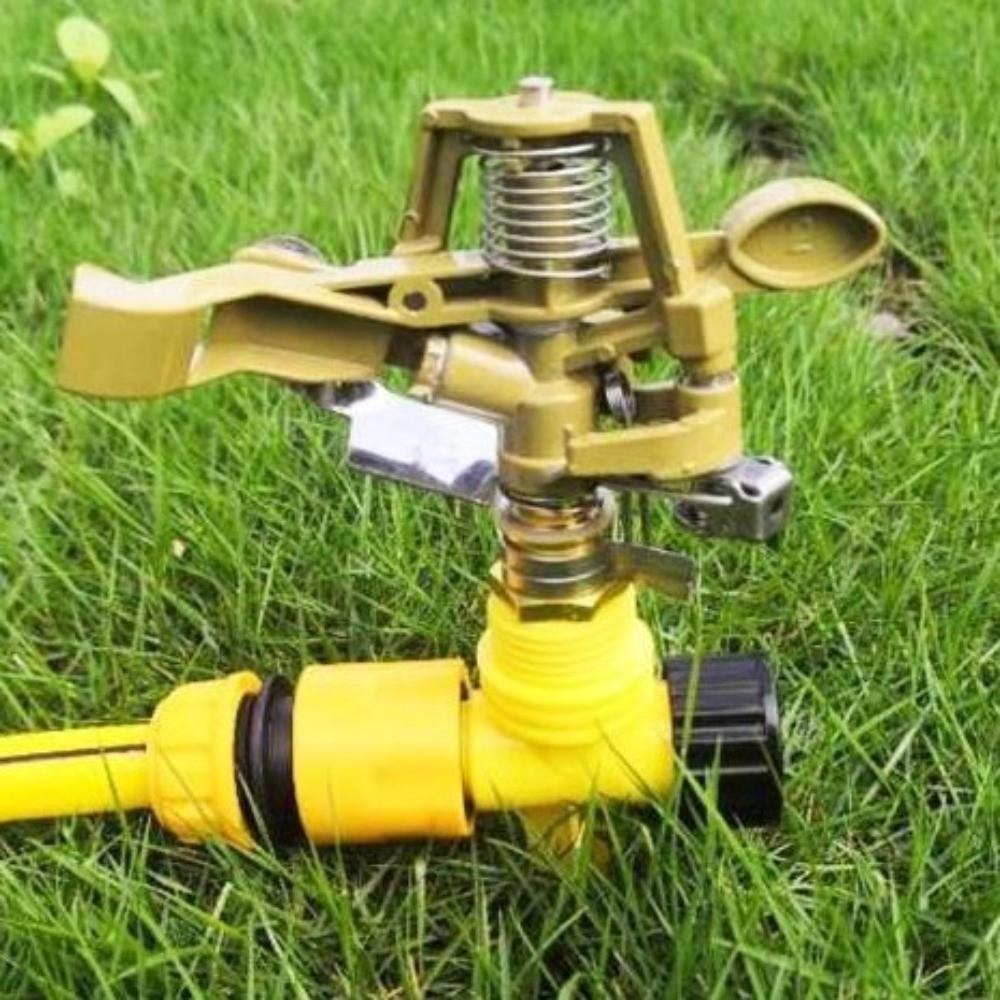 Adjustable Nozzle Rotating Sprinkler 360° Rotation Garden Spray Nozzle  for Vegetable Field Orchard