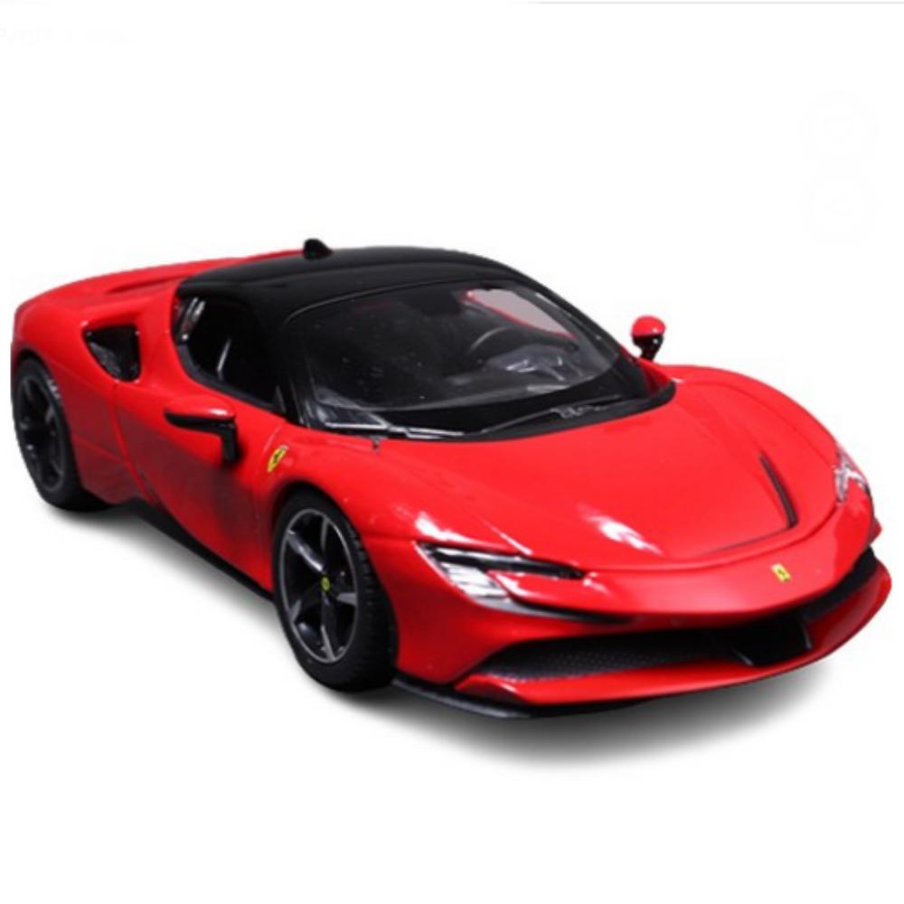 

Brago 1:24 Ferrari Stradale SF90 Car Diecast, Red, 1 Piece