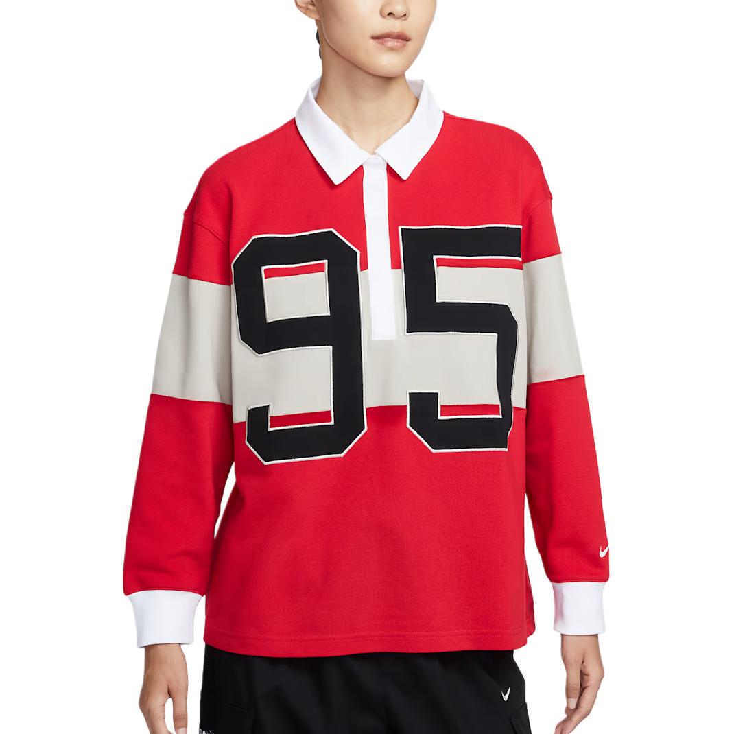 Nike Sportswear Long-Sleeve Polo Shirt Women HV4034-657 S