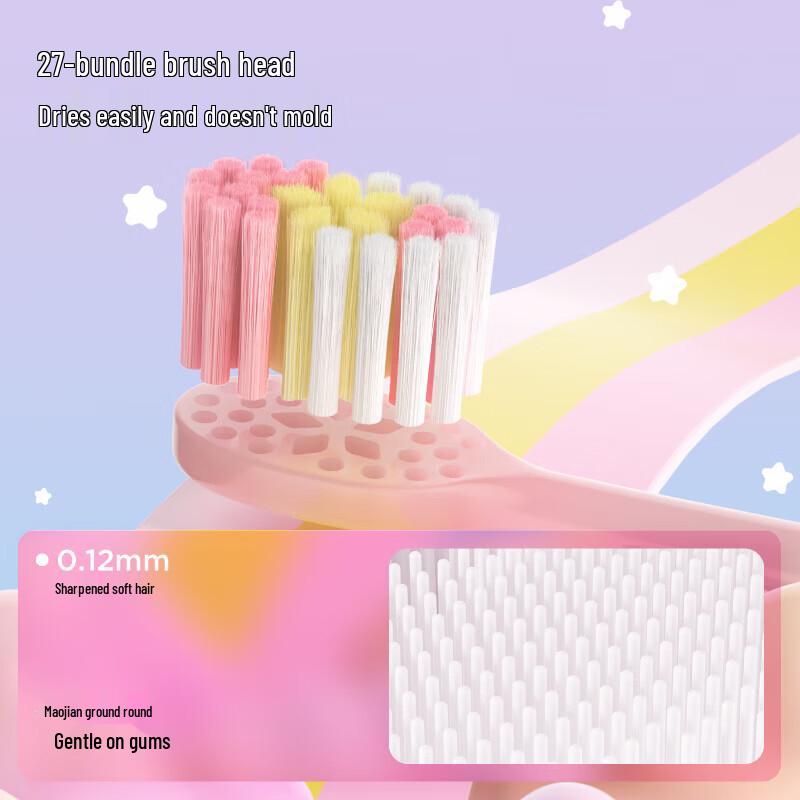 CANBAN Children's Bubble Magic Wand Toothbrush (2-pack)