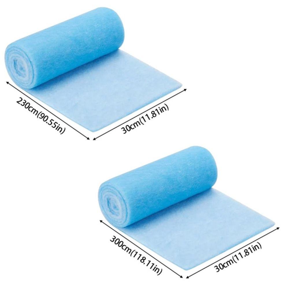 Polyester Material Air Filter Cotton Easy Cut Customizable Air Purification Filter User-friendly Installation Adjustable