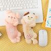 Supine Position Animal Series Plush Wrist Rest Pad 19cm Kawaii Office Mouse Wrist Pad Pig Panda Table Companion Doll