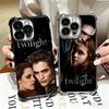 Twilight Saga Edward Soft Phone Case For iPhone 15 16 17 Air 14 Pro Max 16E Plus 13 12 Mini Plating Anti-Fall Fundas