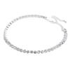 Full Diamond Bridal Jewelry, Elegant Shiny Rhinestone Single Row Collar Necklace Female 54