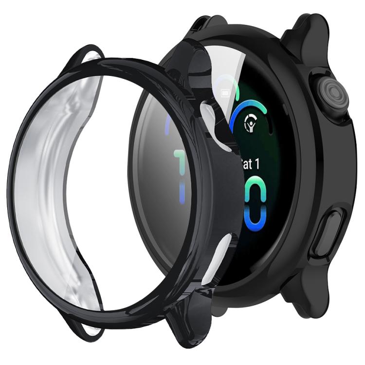 Tempered‑Film‑Integrated Electroplated Soft‑TPU Full‑Edge Shock‑Resistant Watch Protective Shell For Garmin Vivoactive 6 Smart Watch