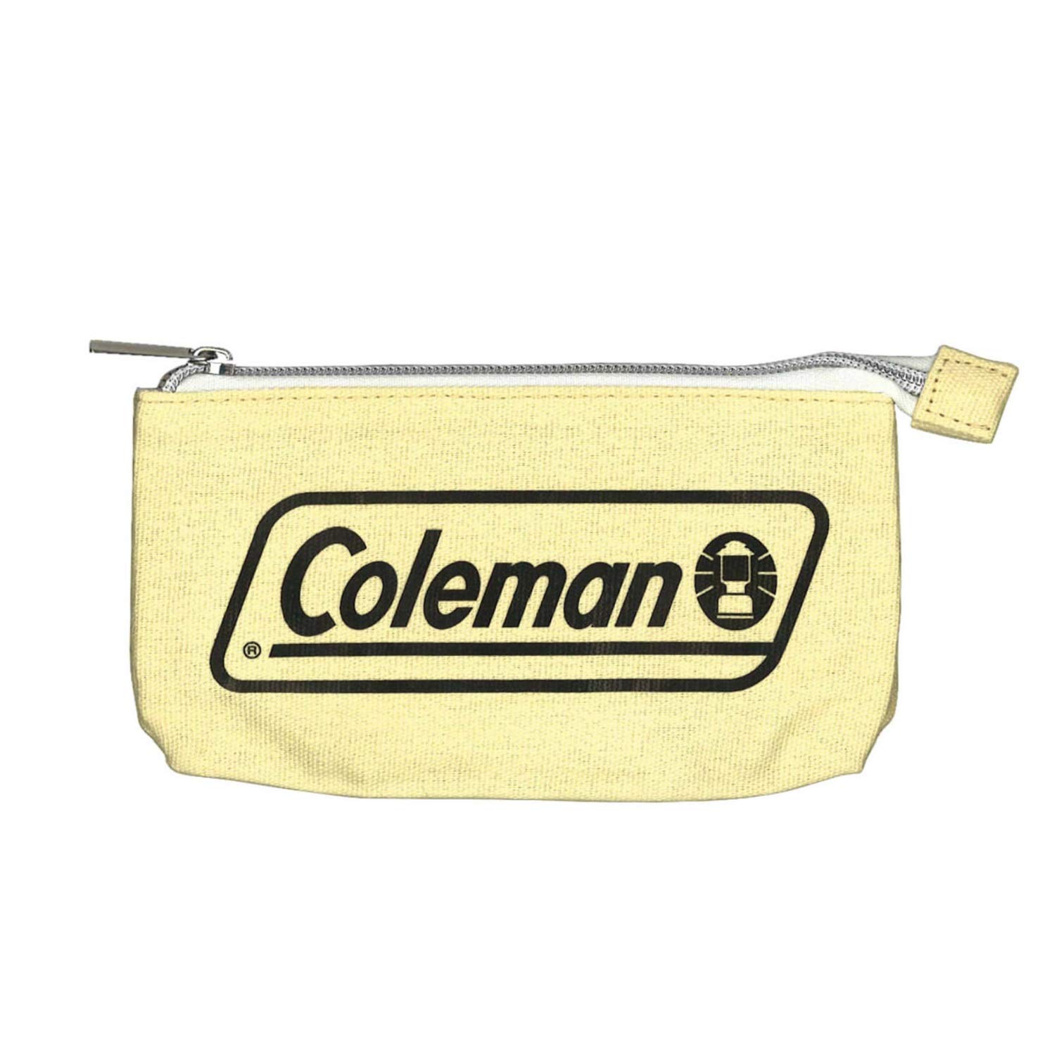 

Kutsuwa Coleman Pencil Case, Double, Beige, 019CMBE