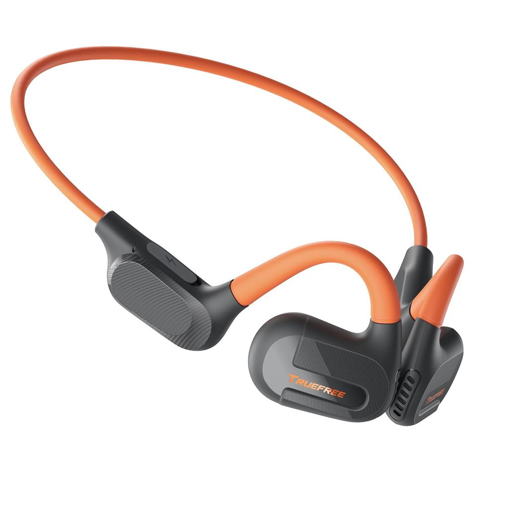 TRUEFREE F2 που μπλοκάρει το Bluetooth Ασύρματο λαιμόκοψη τύπου λαιμού, διαθέτει ακουστικά ανοιχτού αυτιού Bluetooth IPX4 26g με φυσικό αυτόματο δακτύλιο ζεύξης