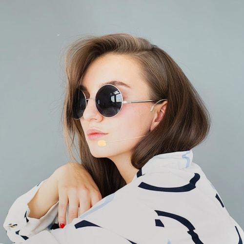 Mobestech Headset Microphone Wired Headphones Microphone Condenser Vocal for Voice Amplifier Color Head-Mounted Headset