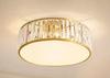 Vetro - crystal ceiling lamp 50cm gold