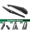 Wiper Rear Wiper Arm & Blade Set For Toyota Highlander MK2 2007 - 2013 Windshield Windscreen Tailgate Window Rain Brush
