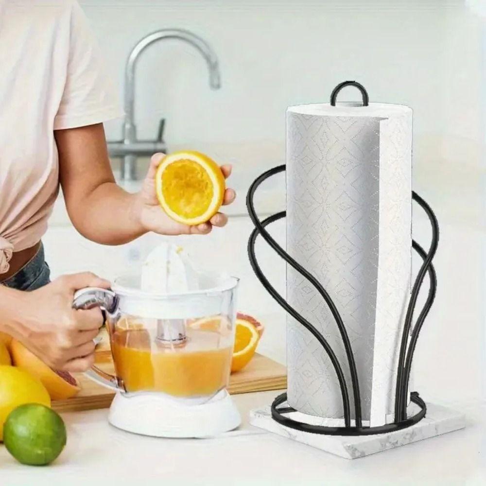 Elegant Design Paper Towel Holder Reinforced Base Toilet Tissue Holder  Kitchen Use