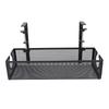 Under Desk Cable Management Tray Carbon Steel Side Round Hole Trapezoidal Desk Cord Organizer for Study Office